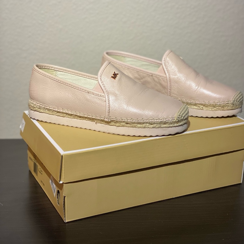 Michael Kors Pink Espadrille Slip-On Shoes